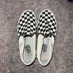 CHECKERED LOWTOP VANS